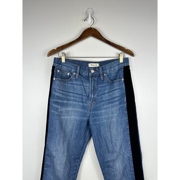 Madewell Blue Straight Leg Jeans - Picture 4 of 14